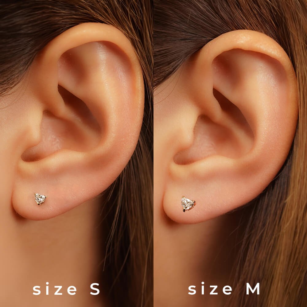 K18/Pt Heartshape Diamond