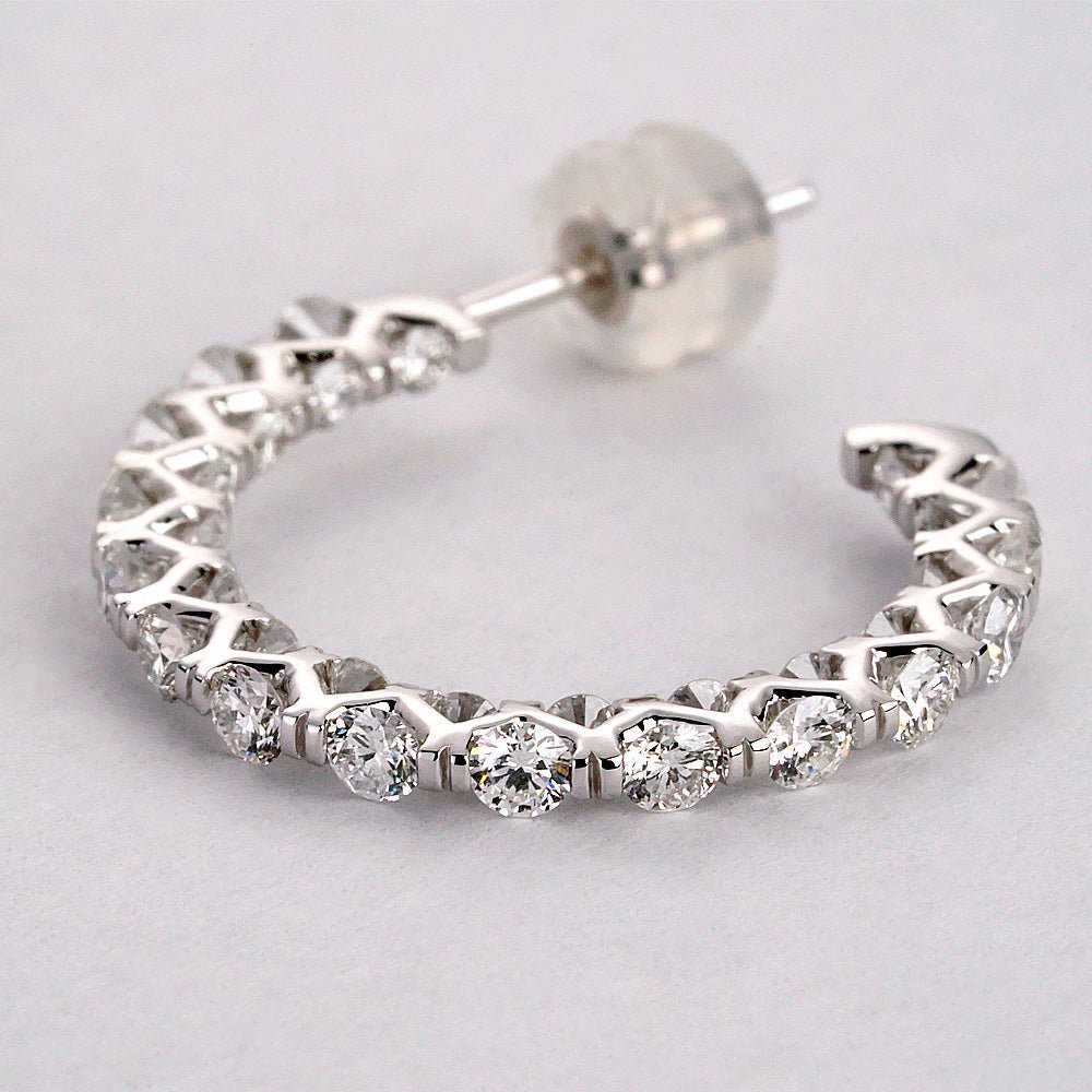 K18wg Diamond Foop - picollet